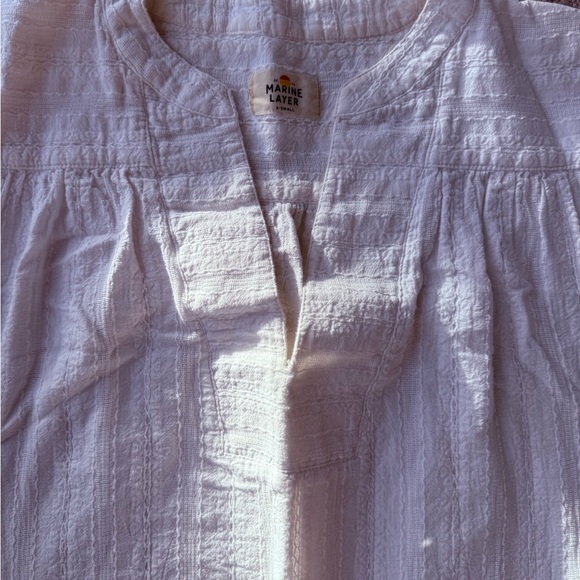 Marine Layer Cotton Swim Coverup Dress - Picture 4 of 5